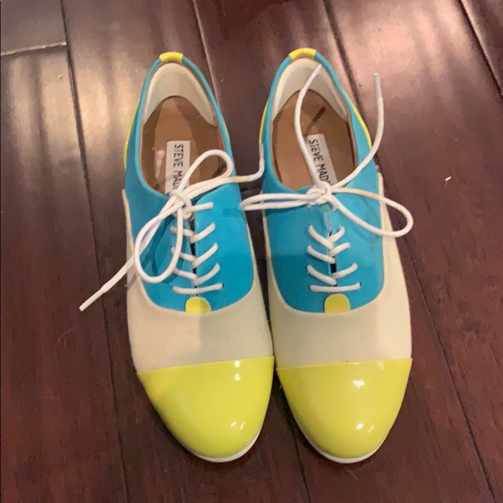 Steve Madden Neon Shoes, Size 7